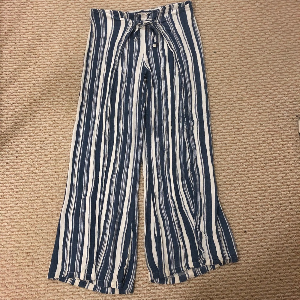 High waisted flowy pants